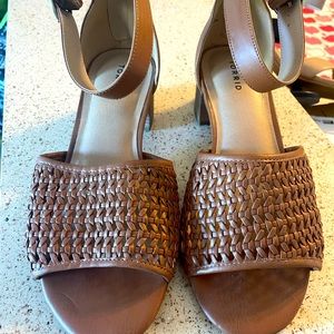 Torrid Weaved Kitten Heel Sandals